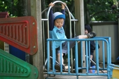 リスの大型遊具